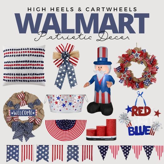 Patriotic Faves High Heels And Cartwheels   Walmartdecor 